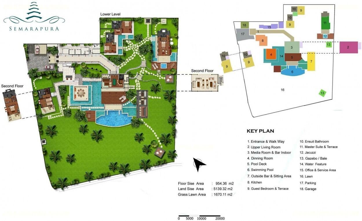 Villa Semarapura Floor Plan