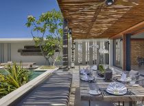 Villa Hamsa, Outdoor Dining Pavillon